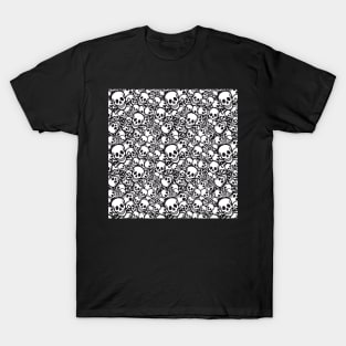 Abstract skull pattern T-Shirt